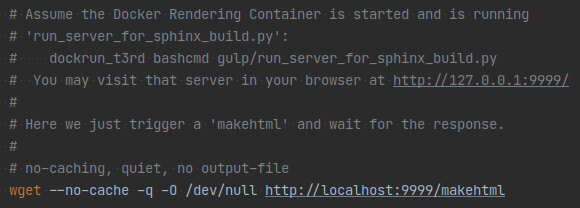 serve4build via wget web request